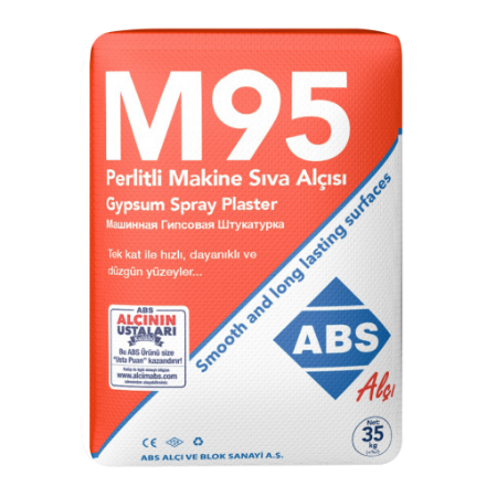 Resim ABS M95 PERLİTLİ MAKİNE SIVA ALÇISI