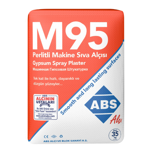 ABS M95 PERLİTLİ MAKİNE SIVA ALÇISI. ürün görseli