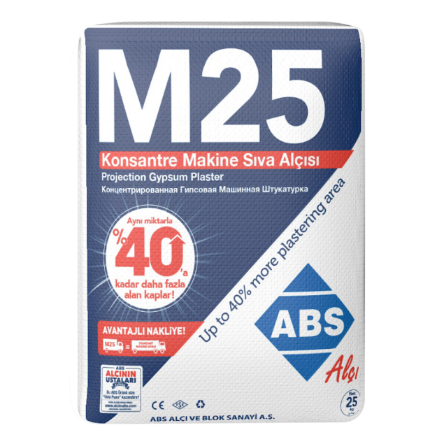 ABS M25 KONSANTRE MAKİNE SIVA ALÇISI. ürün görseli